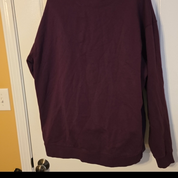 Coach 1/4 zip pullover collared Womens/mens Maroon sweatshirt  FIRM PRICE - Picture 6 of 7